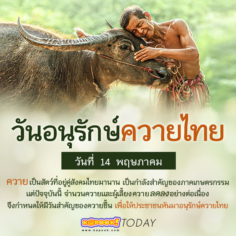 วันอนุรักษ์ควายไทย วันอนุรักษ์ควายไทย