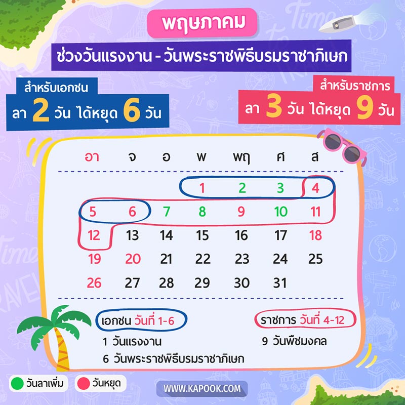 ลาเพิ่ม วันหยุดยาว 2562 ลาเพิ่ม วันหยุดยาว 2562
