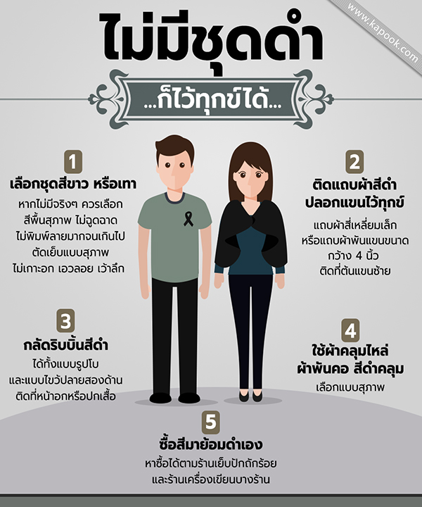 ชุดดำไว้ทุกข์ ชุดดำไว้ทุกข์