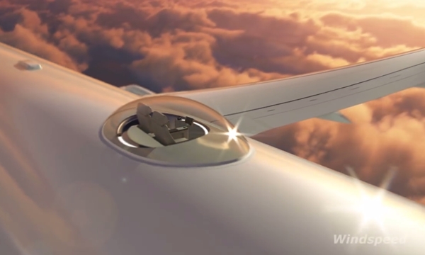 คอนเซ็ปต์ที่นั่งสุดพิเศษ โดมชมวิวบนหลังคาเครื่องบิน คอนเซ็ปต์ที่นั่งสุดพิเศษ โดมชมวิวบนหลังคาเครื่องบิน