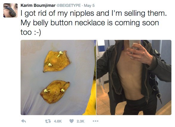 หนุ่มติสต์แตกเฉือนหัวนมตัวเองขาย หนุ่มติสต์แตกเฉือนหัวนมตัวเองขาย