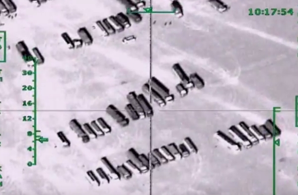 รัสเซียเผยคลิปบึ้มรถบรรทุกน้ำมัน IS รัสเซียเผยคลิปบึ้มรถบรรทุกน้ำมัน IS