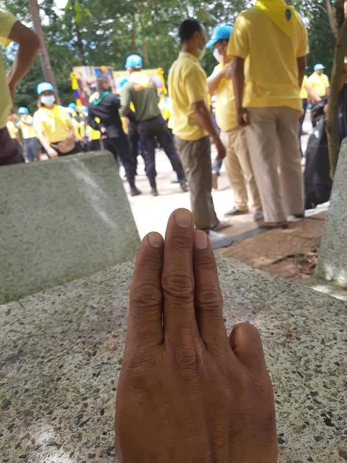 หนุ่มร่วมขบวนเสื้อเหลือง หนุ่มร่วมขบวนเสื้อเหลือง