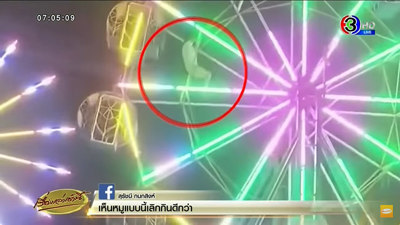 ชิงช้าสวรรค์หมุนผิดปกติ ชิงช้าสวรรค์หมุนผิดปกติ