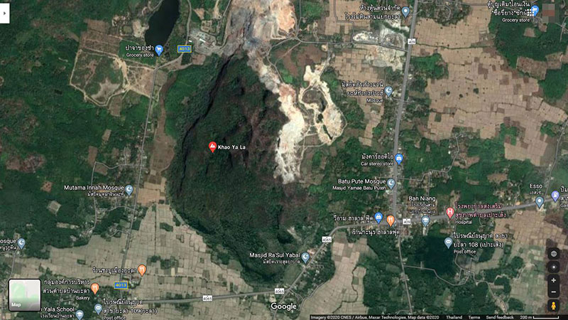 ภาพเขียนสีเขายะลา ภาพเขียนสีเขายะลา