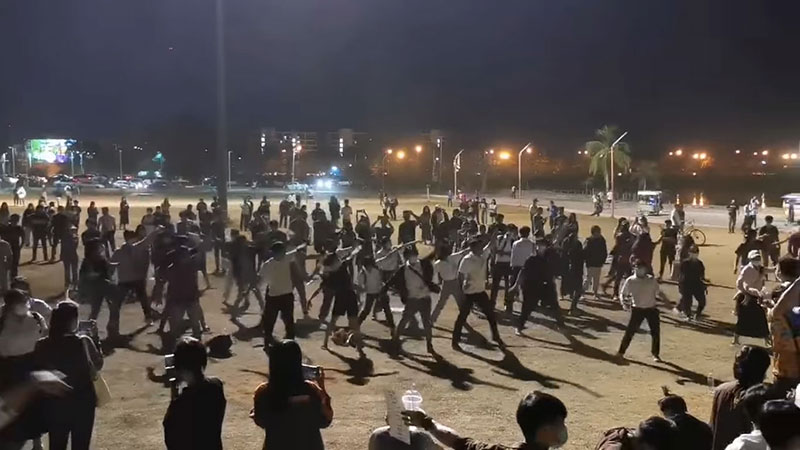 แฟลชม็อบ มข. แฟลชม็อบ มข.