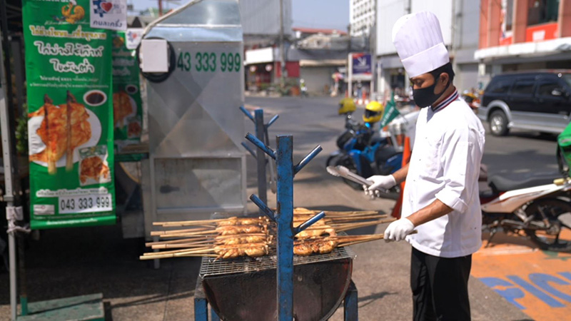 โรงแรมดังขายไก่ย่าง โรงแรมดังขายไก่ย่าง