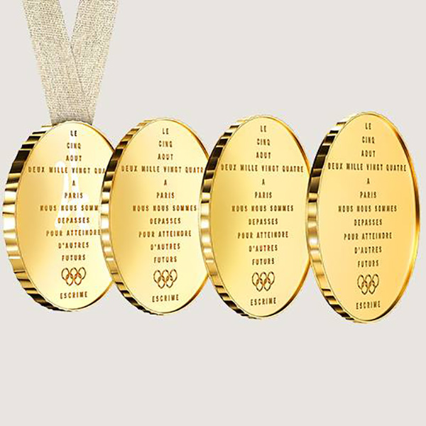 เปิดดีไซน์เหรียญรางวัลโอลิมปิก ปารีส 2024 เปิดดีไซน์เหรียญรางวัลโอลิมปิก ปารีส 2024