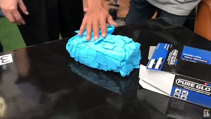 ถุงมือยาง ถุงมือยาง