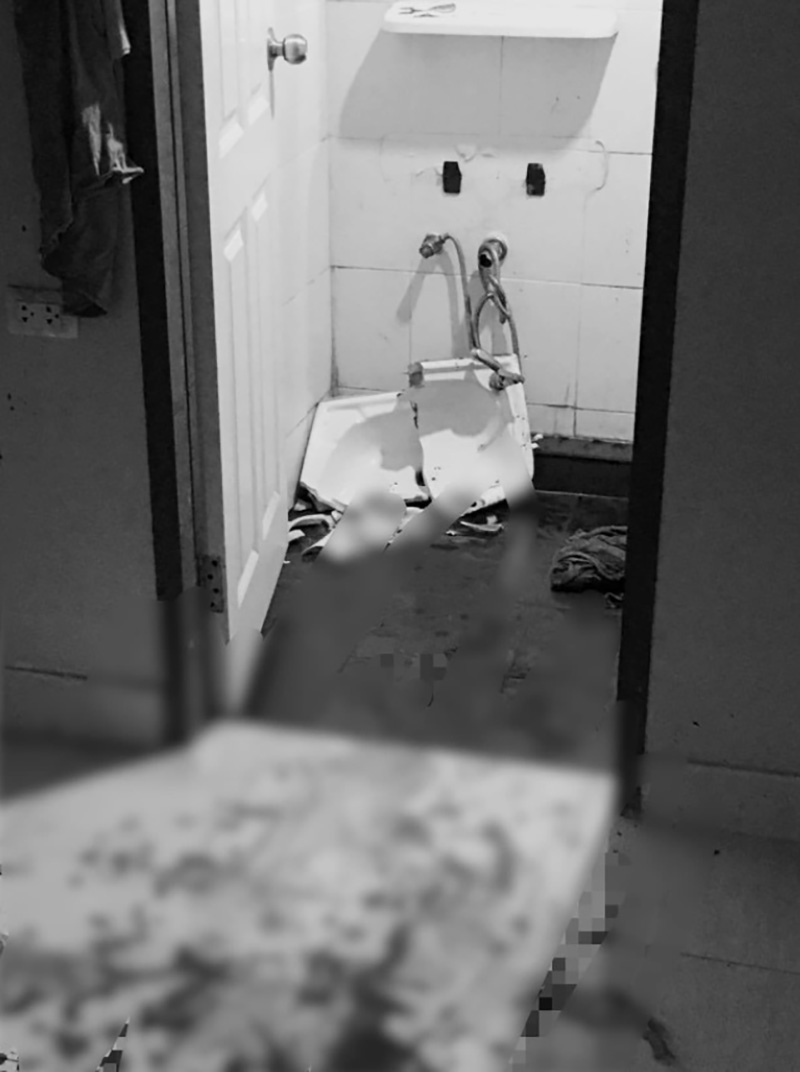 ชายวัย 37 ถูกอ่างล้างมือหล่นใส่ ชายวัย 37 ถูกอ่างล้างมือหล่นใส่