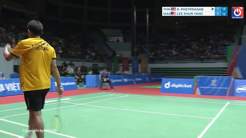 แบดมินตันทีมชายไทยโค่นมาเลเซีย แบดมินตันทีมชายไทยโค่นมาเลเซีย