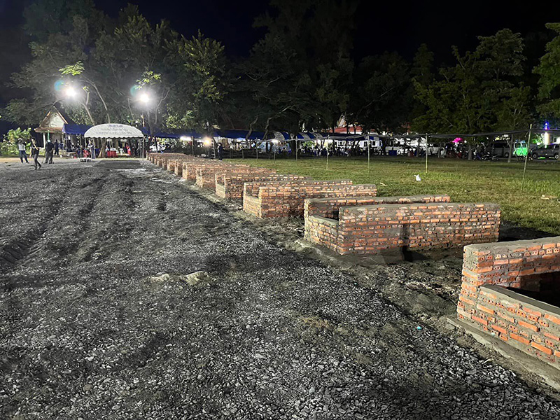 เผยภาพ เตาเชิงตะกอน ชาวบ้านร่วมใจก่ออิฐ เผยภาพ เตาเชิงตะกอน ชาวบ้านร่วมใจก่ออิฐ