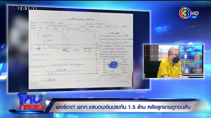 พ่อร้อง ผกก. ขับรถชนลูกตาย อมเงินค่าประกันอีก 1.5 ล้าน พ่อร้อง ผกก. ขับรถชนลูกตาย อมเงินค่าประกันอีก 1.5 ล้าน