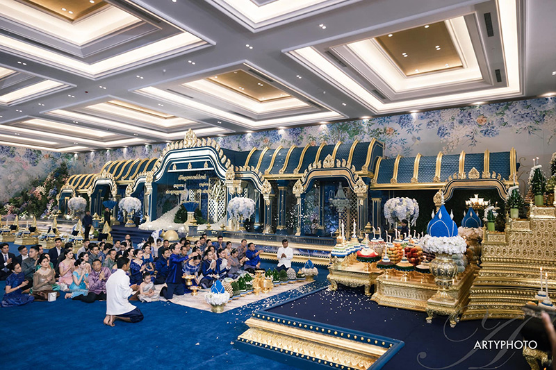 งานแต่งงานคู่รักมหาเศรษฐีกัมพูชา งานแต่งงานคู่รักมหาเศรษฐีกัมพูชา