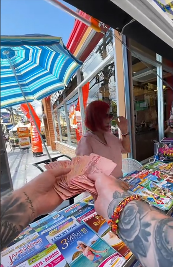 ฝรั่งลองใจคนไทย ขอเงินซื้อน้ำ ก่อนตอบแทนแบบนี้ ฝรั่งลองใจคนไทย ขอเงินซื้อน้ำ ก่อนตอบแทนแบบนี้