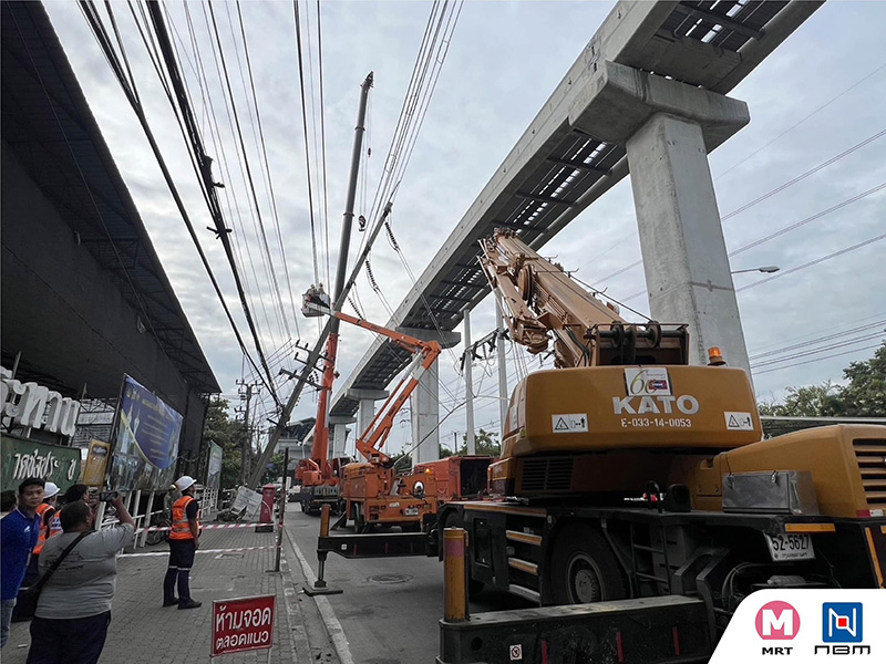 ปิดทดลองเดินรถไฟฟ้าสายสีชมพู ปิดทดลองเดินรถไฟฟ้าสายสีชมพู