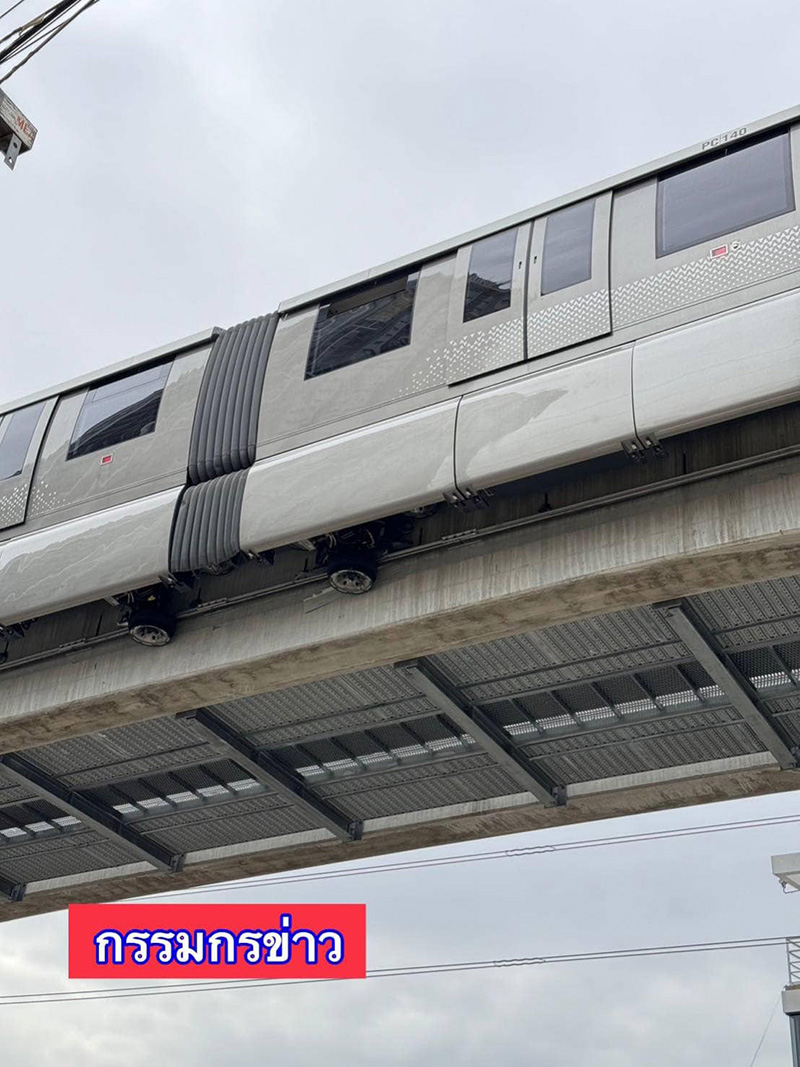 รถไฟฟ้าสายสีชมพู รถไฟฟ้าสายสีชมพู