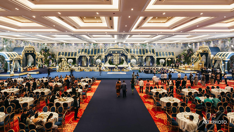 งานแต่งงานคู่รักมหาเศรษฐีกัมพูชา งานแต่งงานคู่รักมหาเศรษฐีกัมพูชา