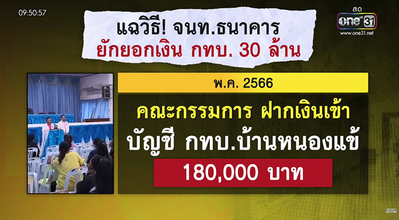 แม่บ้านธนาคารโกงเงินกองทุน 30 ล้าน แม่บ้านธนาคารโกงเงินกองทุน 30 ล้าน
