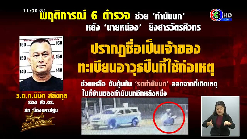 ตำรวจพาหน่องหนี ตำรวจพาหน่องหนี