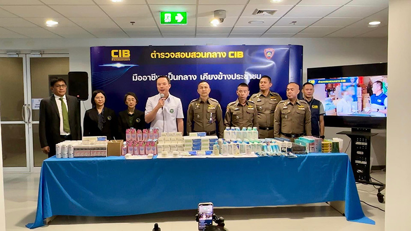 ทลายโกดังทุนจีน ขายเครื่องสำอางค์ปลอม ทลายโกดังทุนจีน ขายเครื่องสำอางค์ปลอม