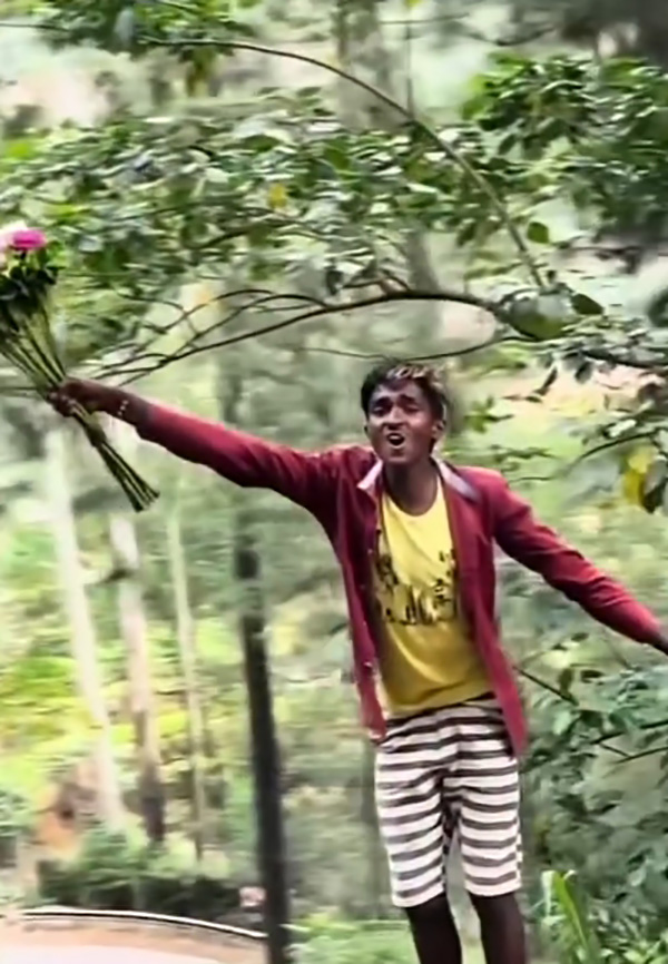 ไวรัลหนุ่มขายดอกไม้ในศรีลังกา ไวรัลหนุ่มขายดอกไม้ในศรีลังกา