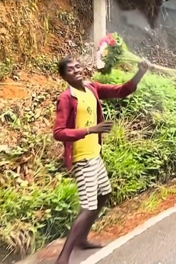 ไวรัลหนุ่มขายดอกไม้ในศรีลังกา ไวรัลหนุ่มขายดอกไม้ในศรีลังกา