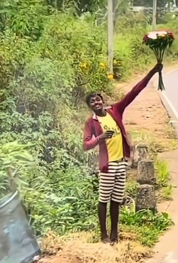 ไวรัลหนุ่มขายดอกไม้ในศรีลังกา ไวรัลหนุ่มขายดอกไม้ในศรีลังกา