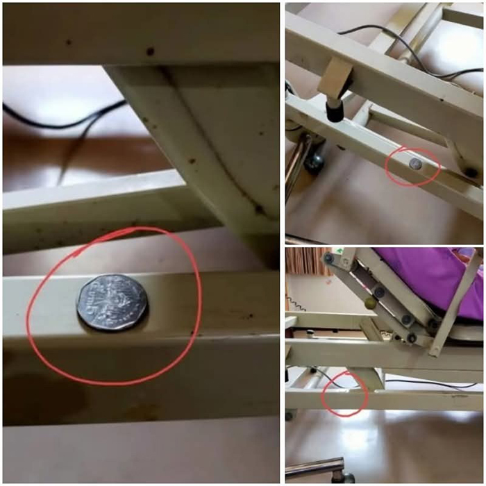 หนุ่มเฝ้าผู้ป่วยที่ รพ เอะใจเจอเหรียญ 5 วางอยู่ที่คานใต้เตียง หนุ่มเฝ้าผู้ป่วยที่ รพ เอะใจเจอเหรียญ 5 วางอยู่ที่คานใต้เตียง