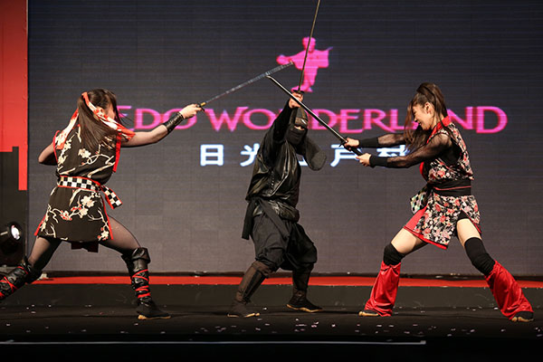 การแสดงนินจา การแสดงนินจา