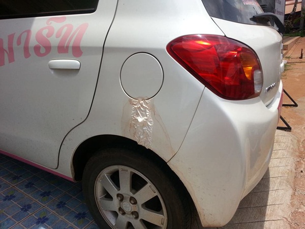 เด็กปั๊มลืมล็อกฝาถังน้ำมัน เด็กปั๊มลืมล็อกฝาถังน้ำมัน