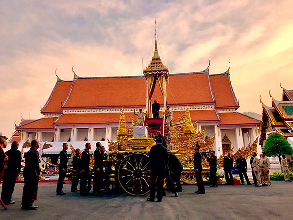 พิธีบวงสรวงอัญเชิญราชรถ พิธีบวงสรวงอัญเชิญราชรถ