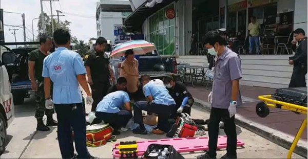 ยิงคนตายหน้าสนามมวยลุมพินี ยิงคนตายหน้าสนามมวยลุมพินี