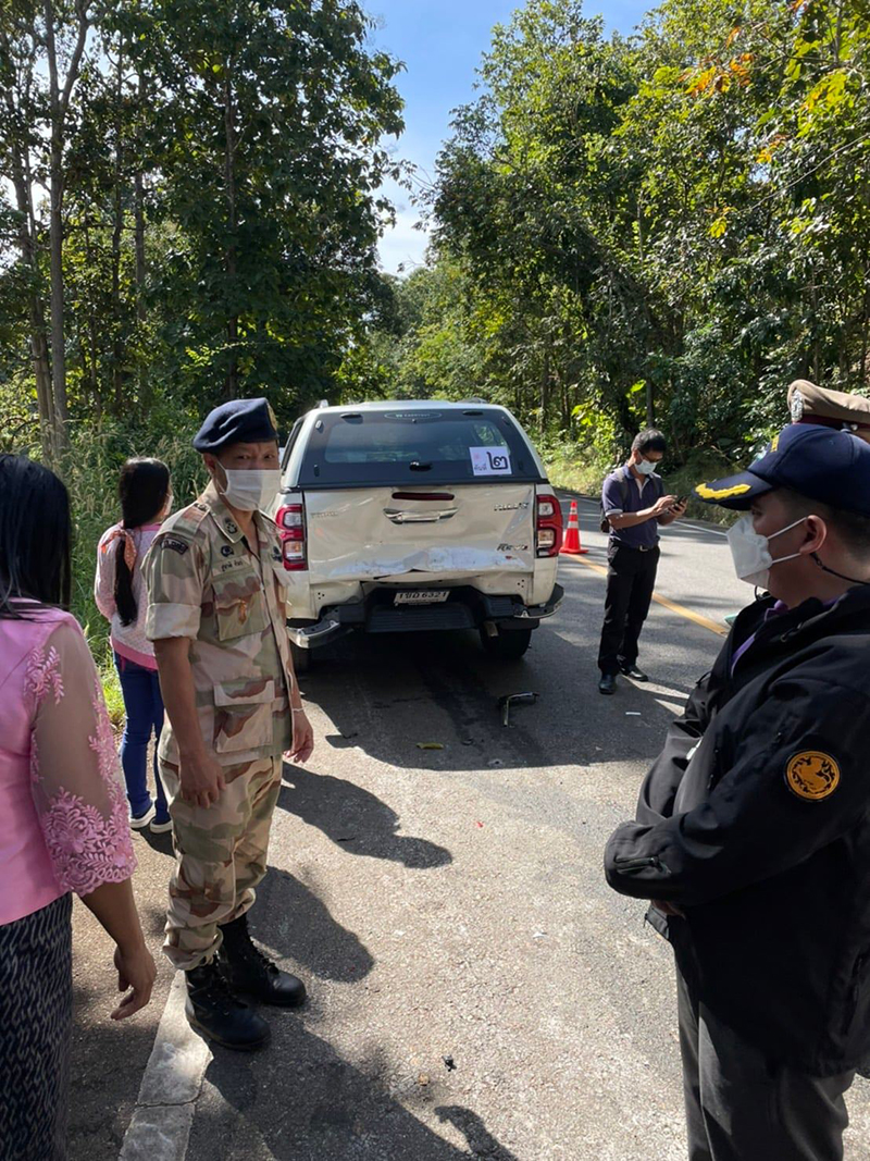 รถขบวนเสด็จชน รถขบวนเสด็จชน