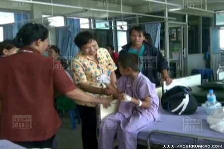 สยอง! ประทัดแตกคามือเด็กมหาสารคาม 7 ขวบ นิ้วชี้ขาด