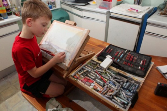 โมเน่ต์น้อย! เด็ก 9 ขวบ สร้างสรรค์งานศิลปะขั้นเทพ