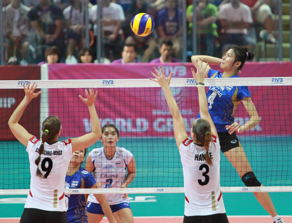 วอลเลย์บอล เวิลด์ กรังด์ปรีซ์ 2013 ไทย พ่าย เยอรมัน 0-3 เซต