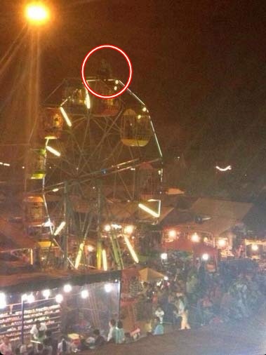 หลอน! ภาพถ่ายติดวิญญาณ บนชิงช้าสวรรค์งานวัด