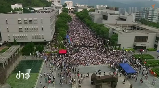 น.ศ.ฮ่องกง หยุดเรียน 1 สัปดาห์ ประท้วงจีน จำกัดสิทธิเลือกตั้ง น.ศ.ฮ่องกง หยุดเรียน 1 สัปดาห์ ประท้วงจีน จำกัดสิทธิเลือกตั้ง