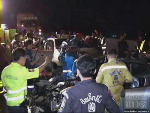 ปอร์เช่ชนฟอร์จูนเนอร์