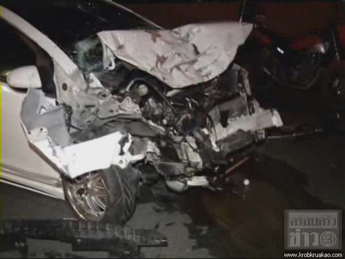 ปอร์เช่ชนฟอร์จูนเนอร์