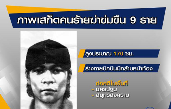 ตำรวจวุ่น เร่งล่าฆาตกรต่อเนื่อง ข่มขืนหญิงชรา 9 ราย ฆ่าตาย 2 ตำรวจวุ่น เร่งล่าฆาตกรต่อเนื่อง ข่มขืนหญิงชรา 9 ราย ฆ่าตาย 2
