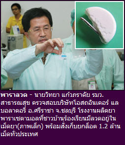 ยาพาราเซตามอล