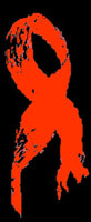 สัญลักษณ์ของ วันเอดส์โลก คือ โบว์สีแดง (Red Ribbon)