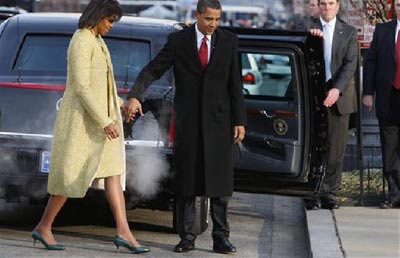 บารัก  โอบามา และ มิเชล โอบามา