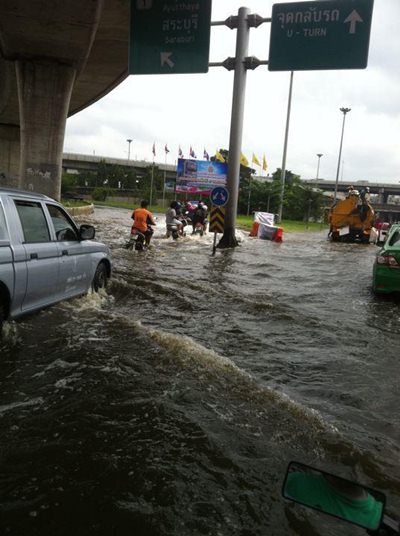 น้ำท่วมรังสิต