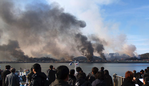 เกาหลีเหนือยิงเกาหลีใต้