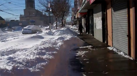 Snow Storm in New York City