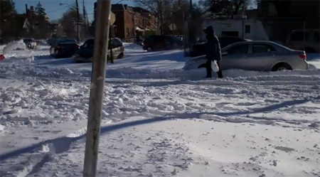 Snow Storm in New York City