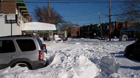 Snow Storm in New York City